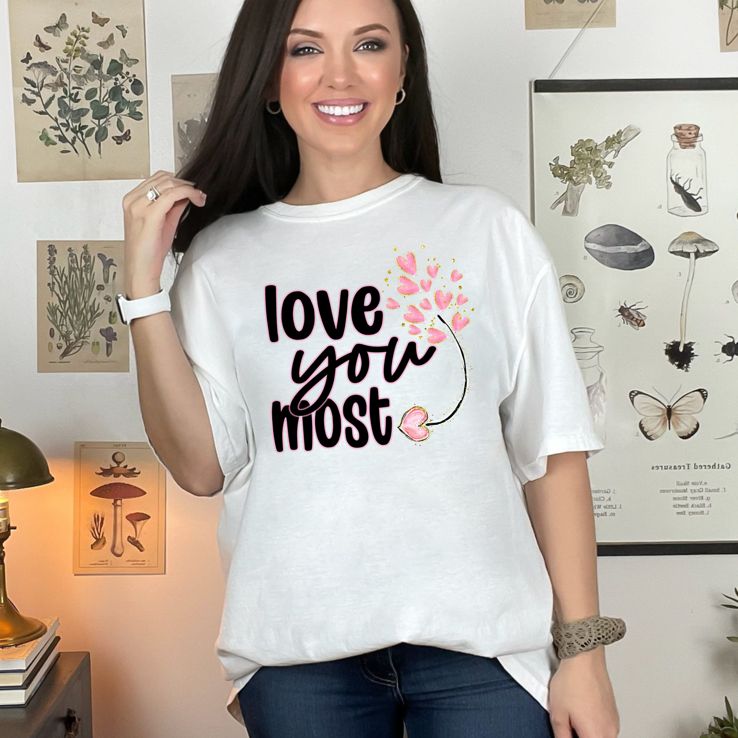 Mama Mini Love you More Most Bella Canvas T-shirt