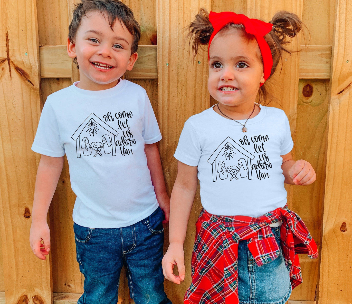 Christmas Manger Kids Coloring Tshirt or Sweatshirt