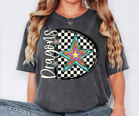 Dragons Pop Star Comfort Colors T-shirt