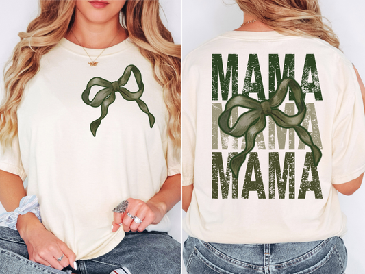 Distressed Mama Coquette Camo T-shirt or Sweatshirt
