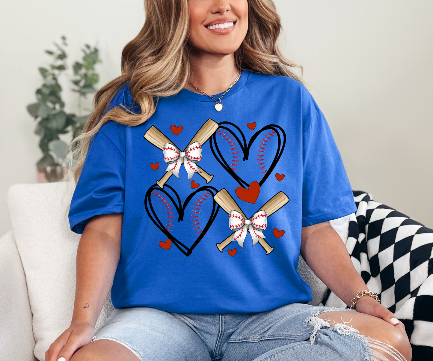 Basebal Heart Collage T-shirt or Sweatshirt