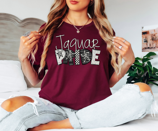 Jaguar Pride Word Art T-shirt or Sweatshirt