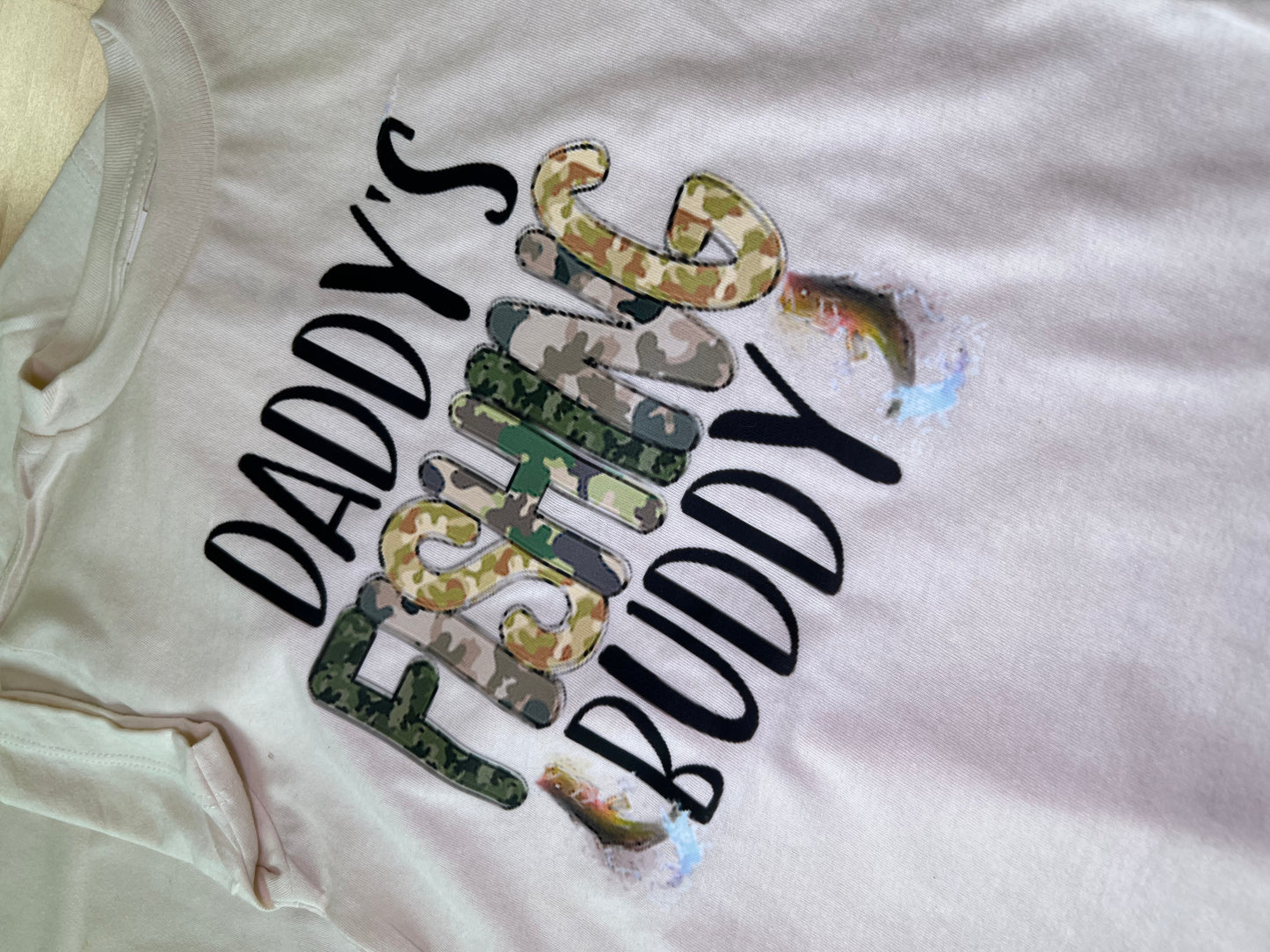 Reel Great Dad and Daddy's Fishing Buddy Bella Canvas T-Shirt