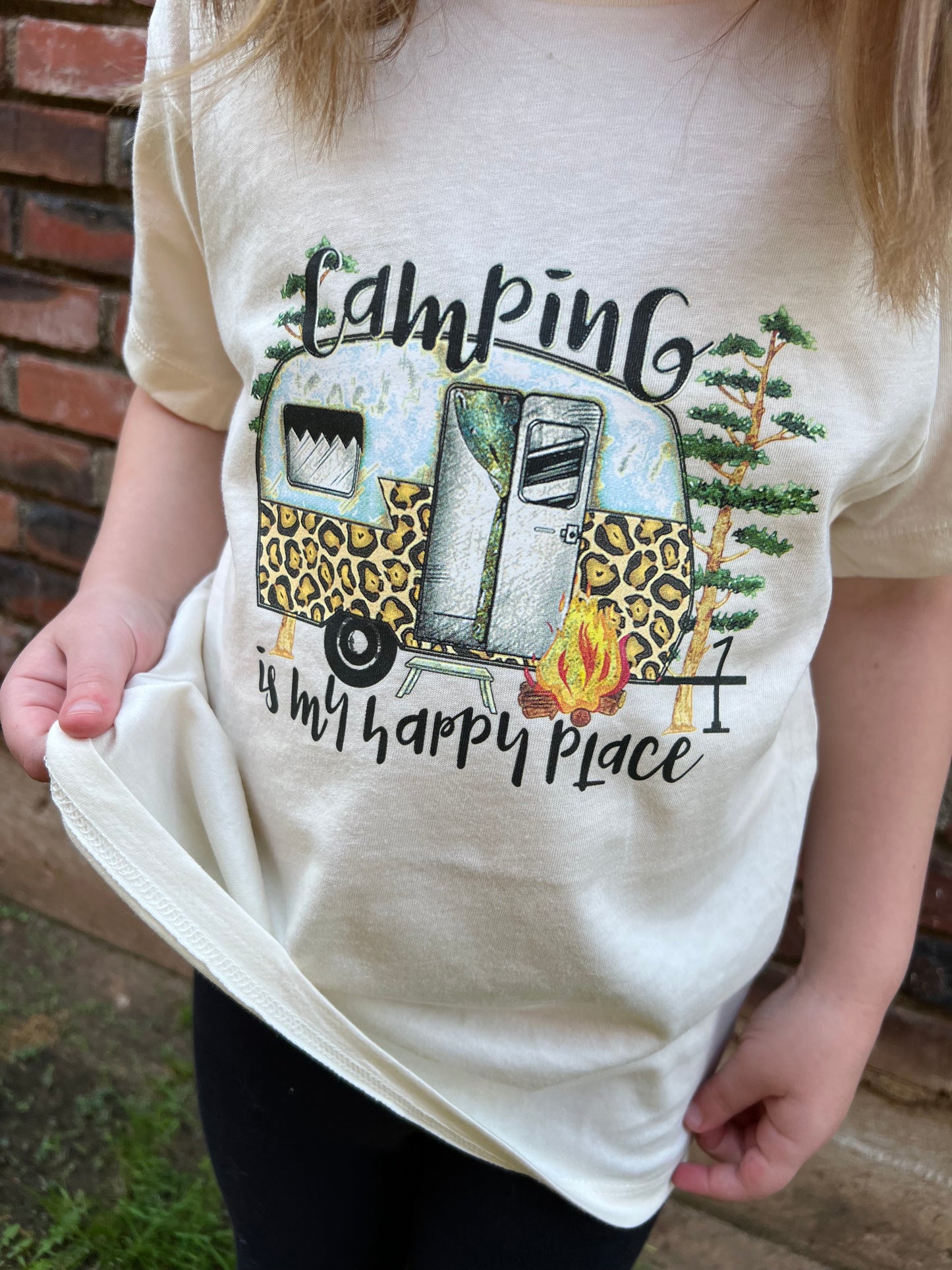 Camping is my Happy Place Mama Mini Gildan Soft Style