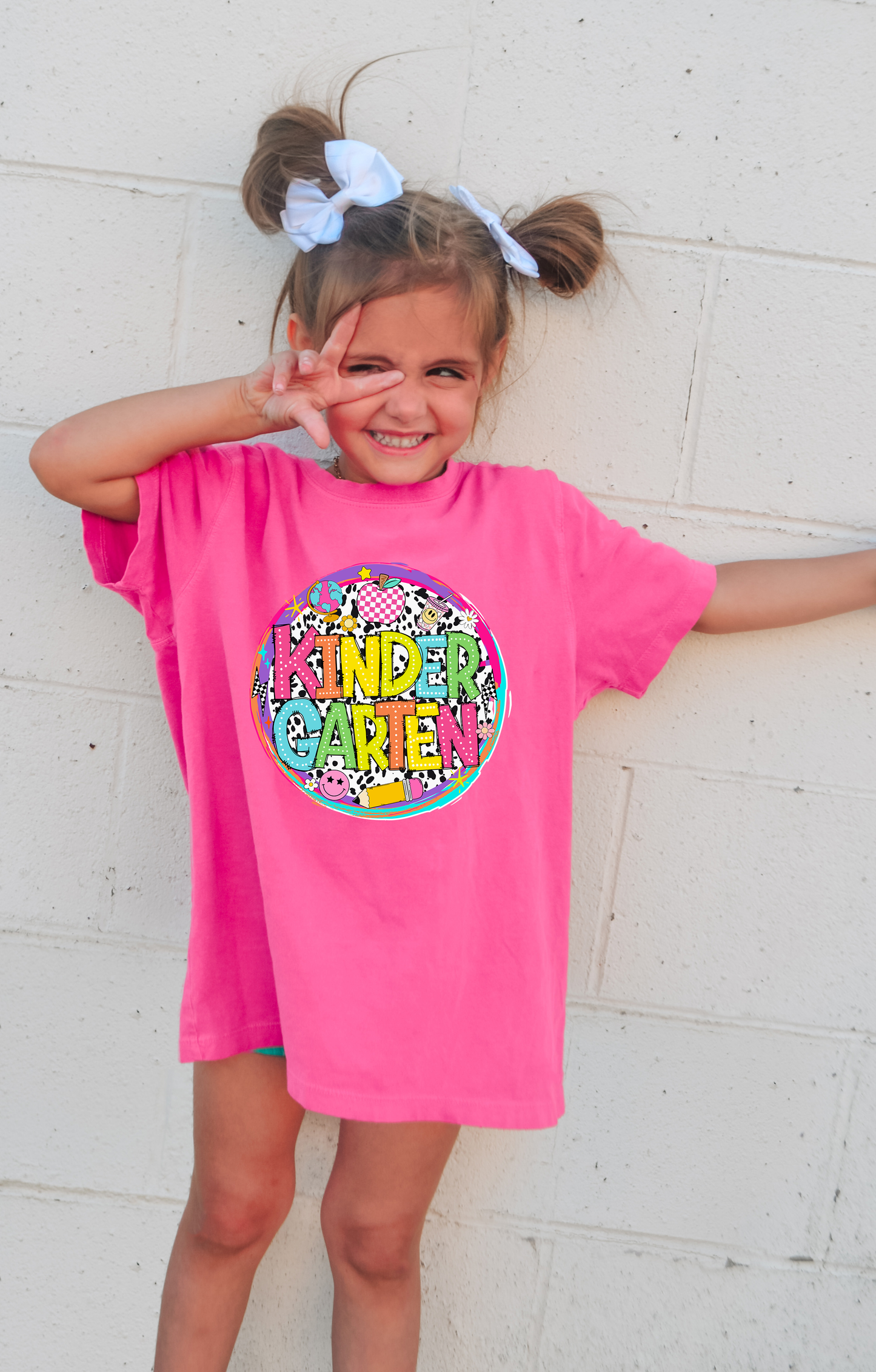 Back to School Retro Neon Grades T-shirt