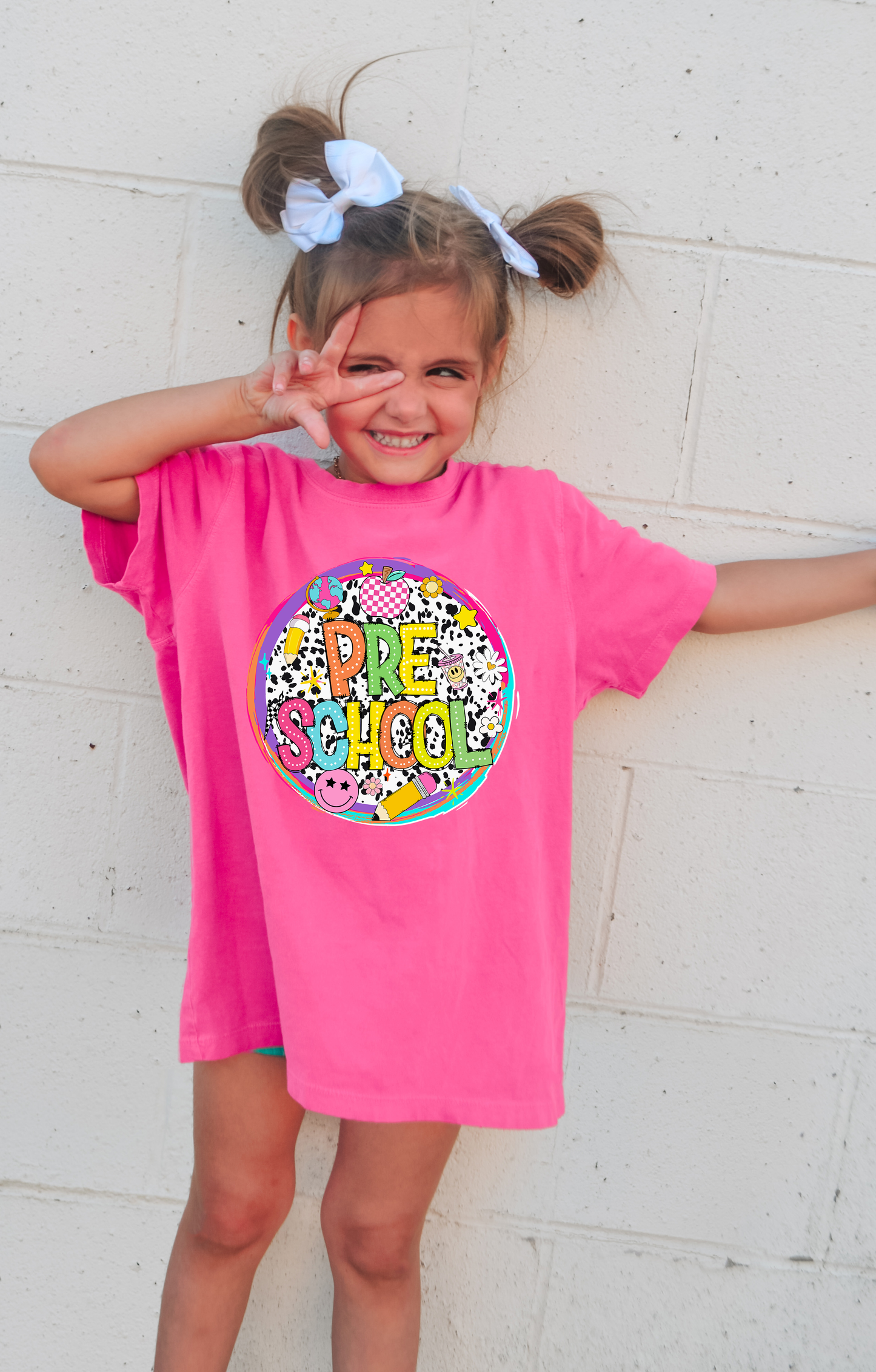 Back to School Retro Neon Grades T-shirt