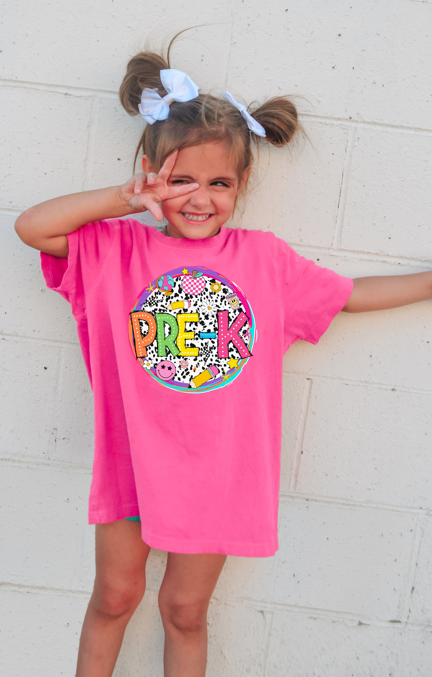 Back to School Retro Neon Grades T-shirt