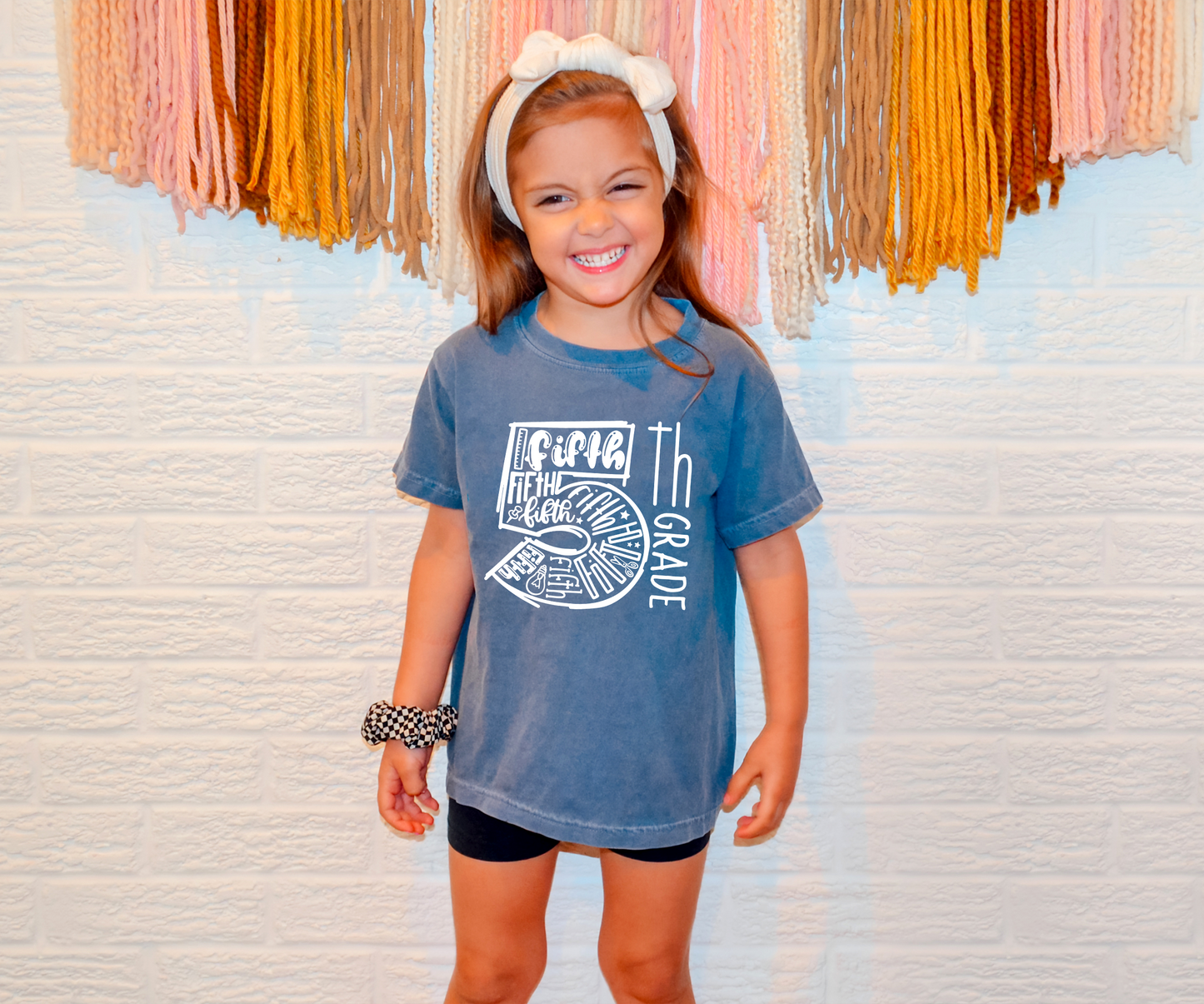 Back To School Kids Grade Typography T-Shirt