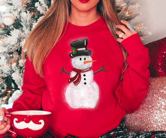 Fluffy snowman T-shirt or Sweatshirt