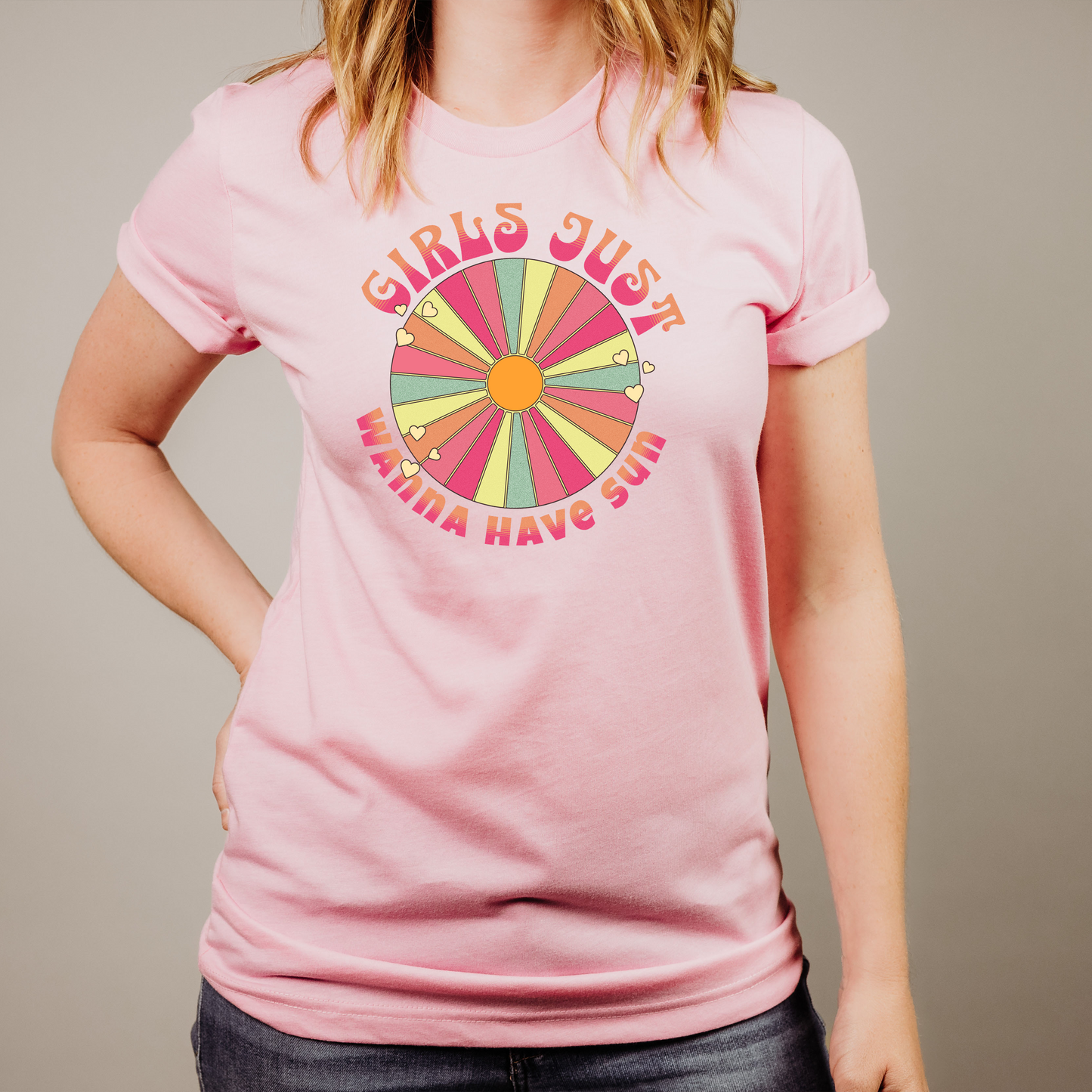 Girls Just Wanna Have Sun Kids T-Shirt