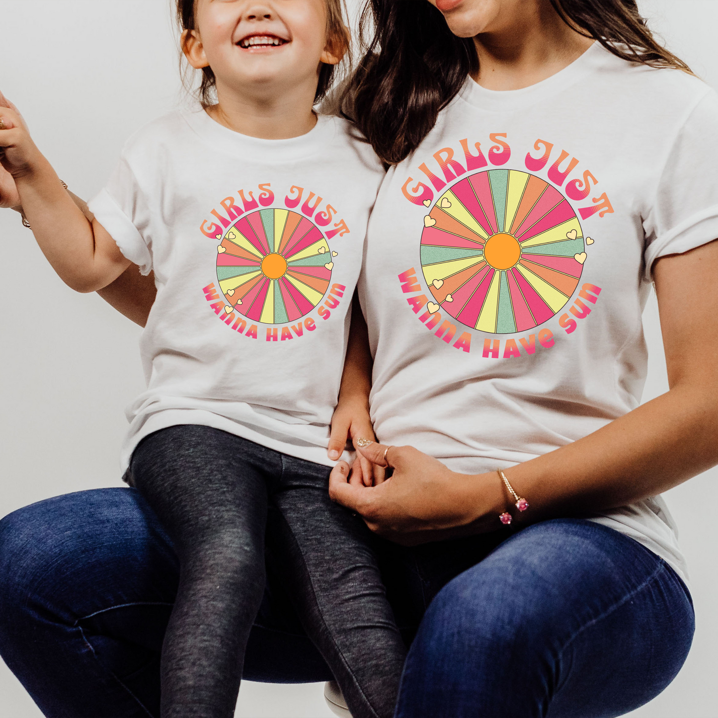 Girls Just Wanna Have Sun Kids T-Shirt