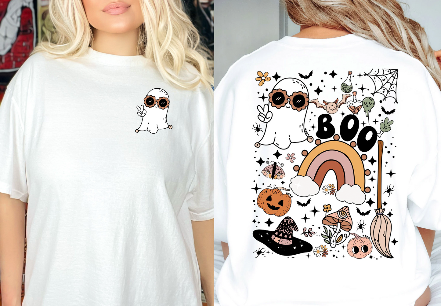 Ghost Doodle  T-shirt or Sweatshirt