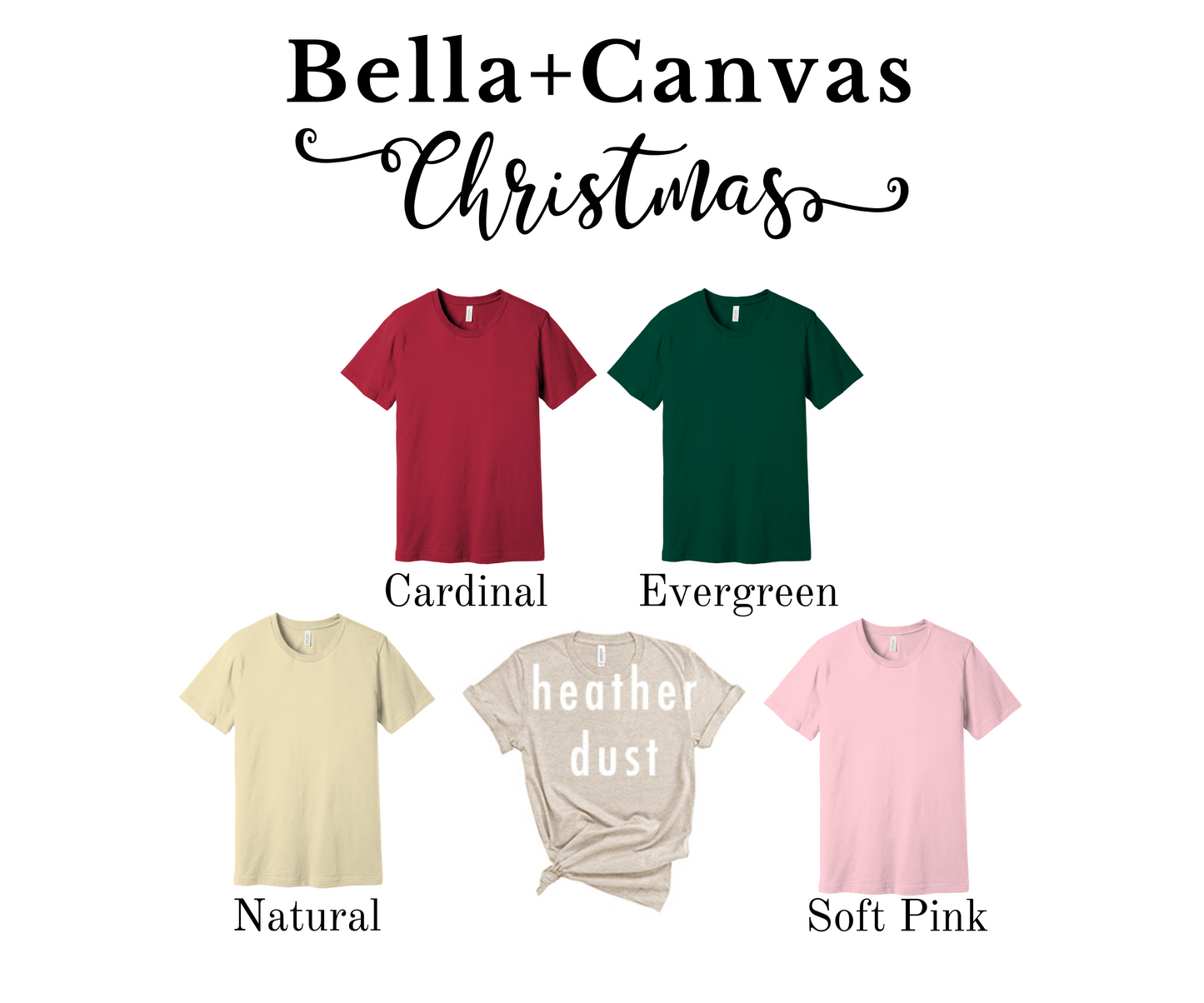 Mooey Cow Christmas Bella Canvas T-shirt