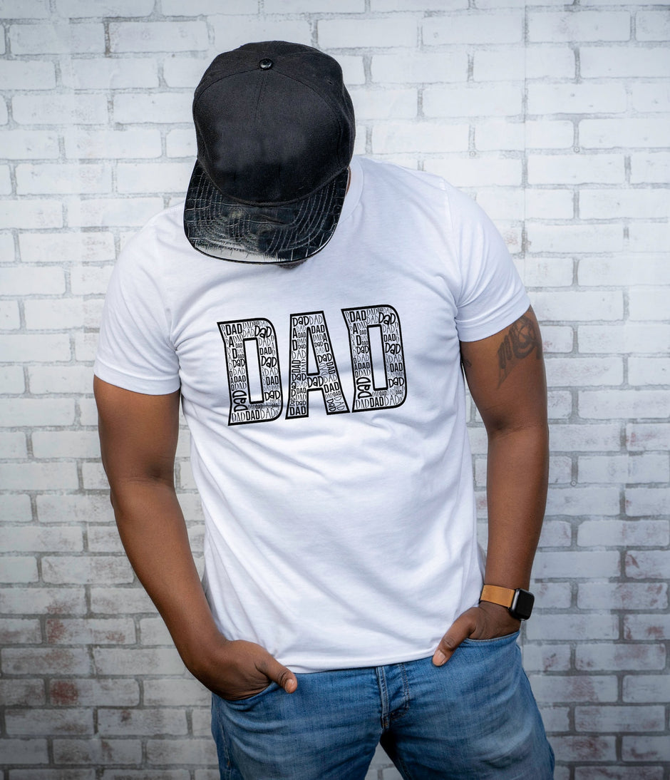 Dad Collage Bella Canvas T-Shirt
