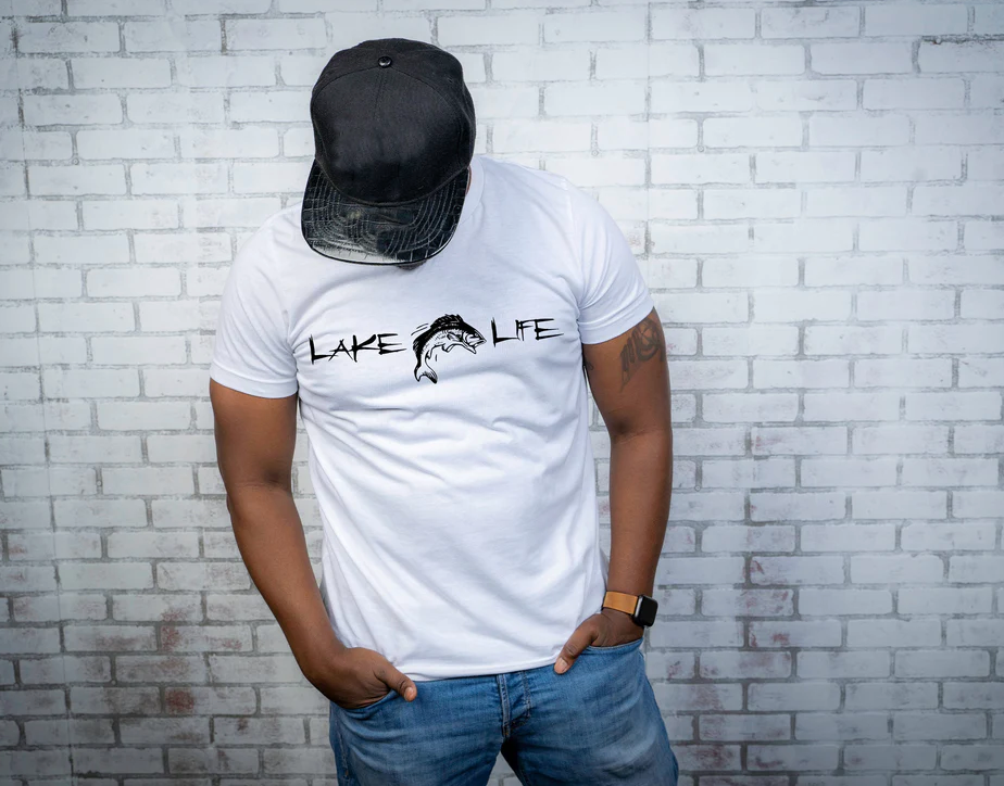 Lake Life Fishing Gildan Soft Style T-shirt