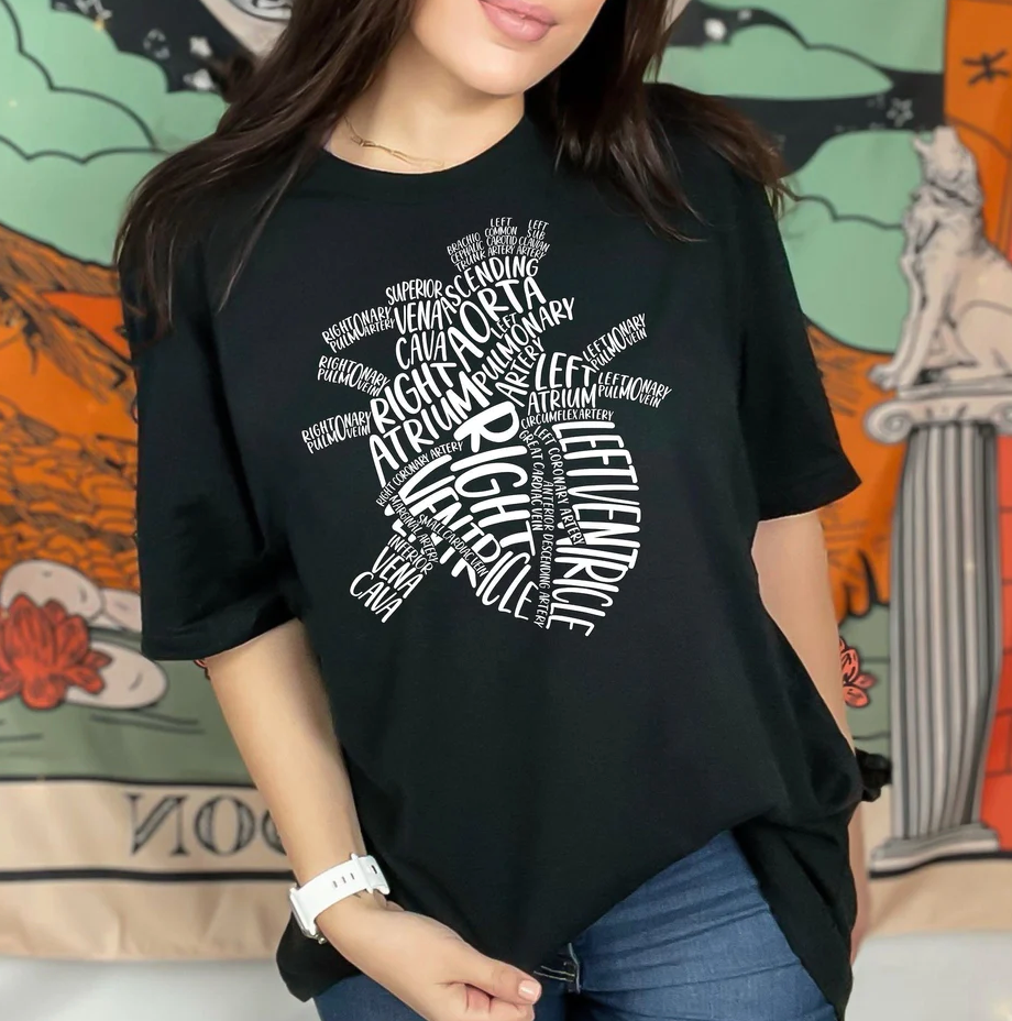 Anatomy of the Heart Gildan Sofstyle T-shirt