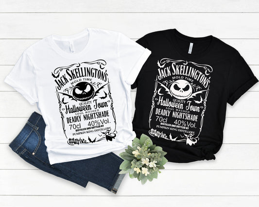 Jack Skellington Halloween Town Bella Canvas T-shirt