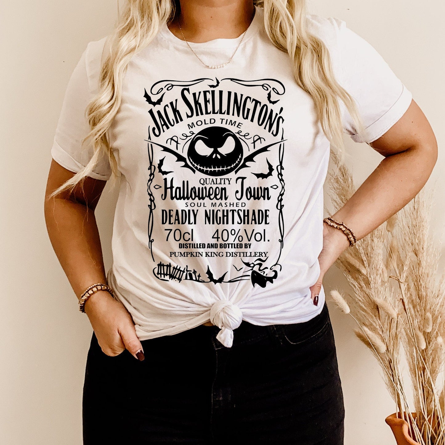 Jack Skellington Halloween Town Bella Canvas T-shirt