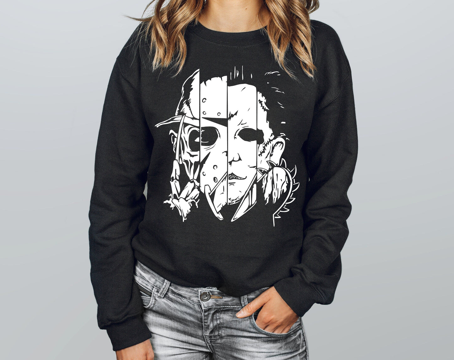 Horror Movie Faces  T-shirt or Sweatshirt