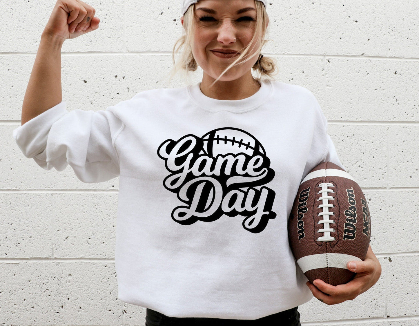 Game Day Football  Heavy Blend Sweatshirt