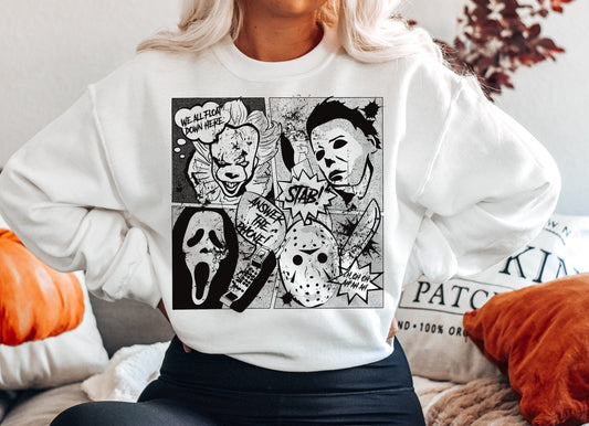 Horror Comic  T-shirt or Sweatshirt