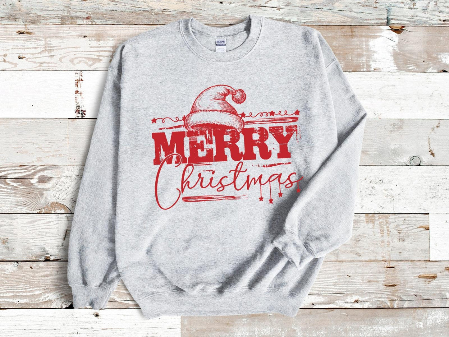 Merry Christmas  Heavy Cotton Sweatshirt