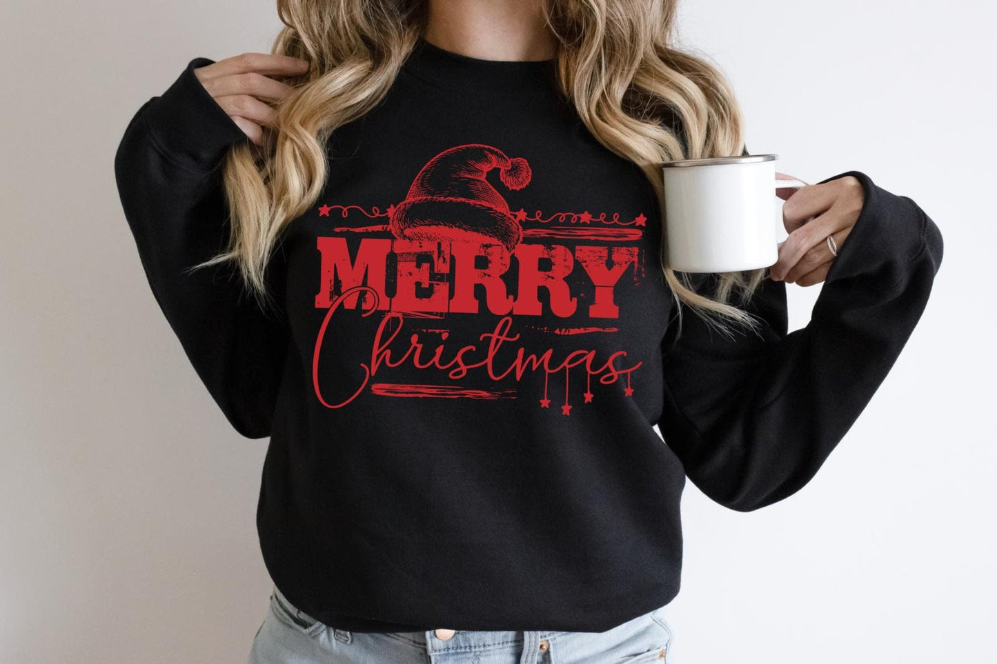 Merry Christmas  Heavy Cotton Sweatshirt