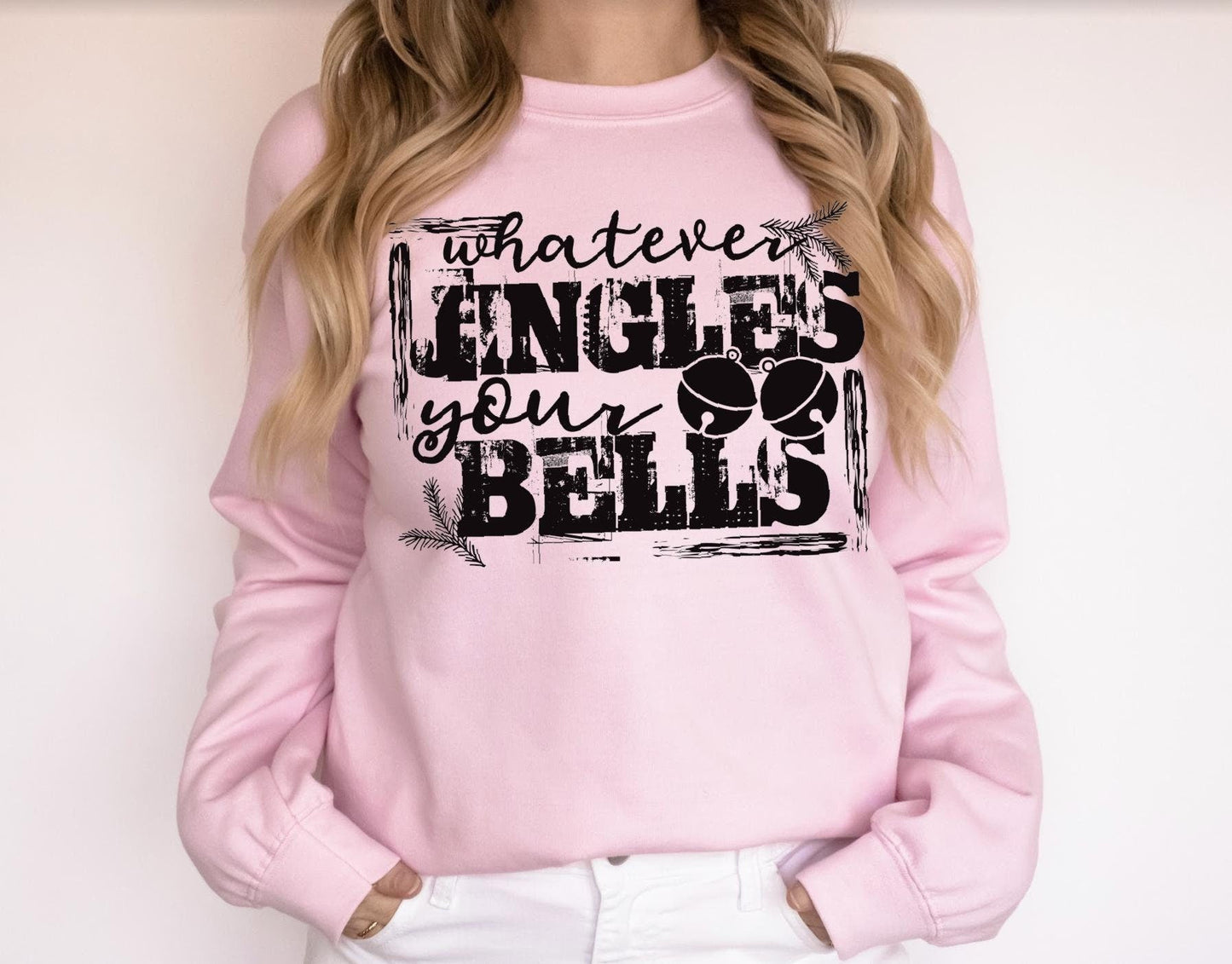 Whatever Jingles Your Bells Christmas   Heavy Blend Sweatshirt