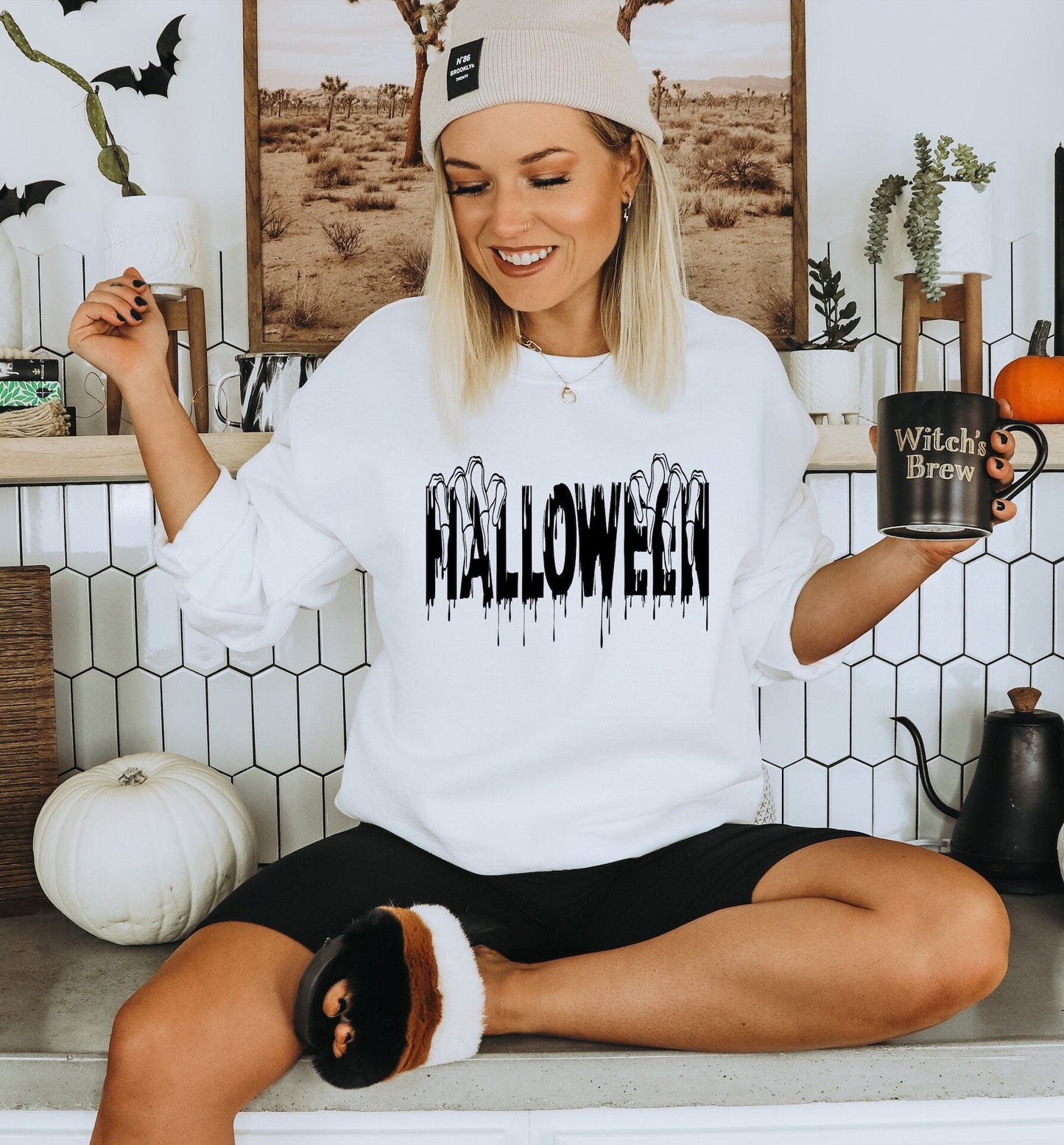 Halloween Skeleton Hands  T-shirt or Sweatshirt