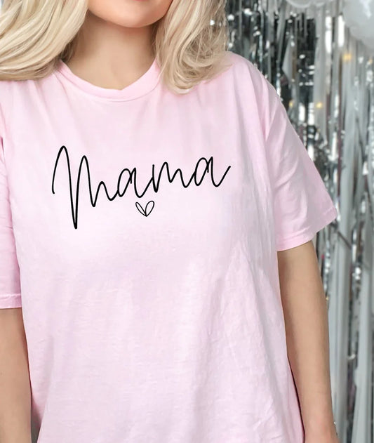 Mama Heart Bella Canvas T-Shirt